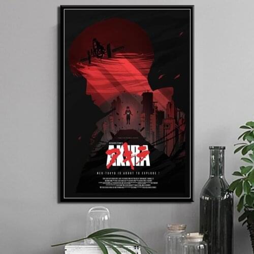 Akira Classic Japanese Anime Movie Wall Art Painting Canvas Poster Liiving Room Home Decoration Cuadros Para Sala