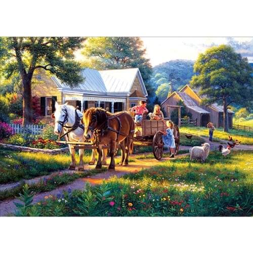 Princess Carriage DIY Diamond Painting Embroidery Mysterious garden Cross Stitch Diamond Mosaic Wall Sticker Home Decor