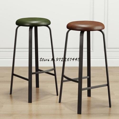 Bar Stools Modern Minimalist Bar Chairs Cashier Front Desk Chairs Household High Stools Bar Beauty High Stools