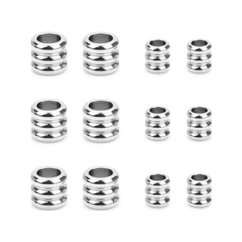 20pcs/lot big hole Metal Alloy Spacer Beads Hole Beads Flat Beads Buddha Beads For DIY bracelet Jewelry Making fd5gw