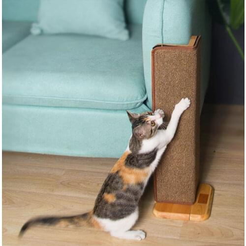 Solid Wood Cat Scratch Board Sofa Foot Anti-scratch Grinding Claw Tool Wear-resistant Furniture Protection Products