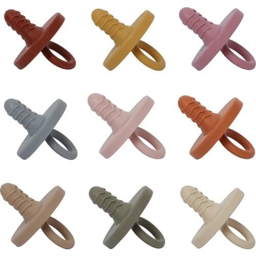 Baby Silicone Pacifier Baby Nursing Nipple Food Grade Silicone Newborn Infant Toddler Soother BPA Free