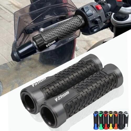 For Suzuki V-Storm 650 V Storm DL650 VStorm DL1000 7/8'' Universal Motorcycle Handlebar Grips Handle Grip Handle bar Grips End