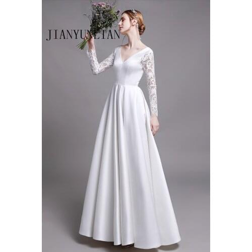 JIANYUNLIAN Satin Wedding Dresses