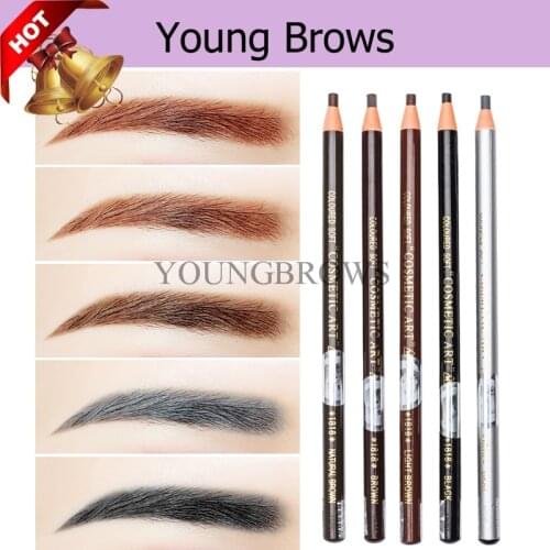 1818 Peel Off Pull Roll Paper Eyebrow Pencil Black Red Brown Light Brown Free Shipping 12 Pieces Best Quality Phibrow Pencil