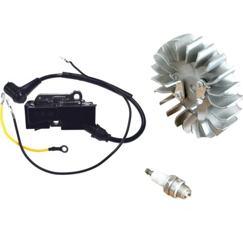 Ignition Coil & Flywheel & Spark Plug For Husqvarna 362 365 371 372 372 XP 385 390 Chainsaw Parts