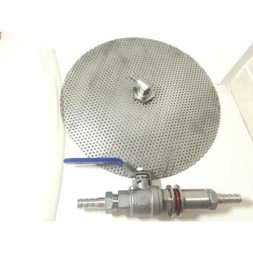 7 Gal Cooler to Mash Tun Conversion Kit, Cooler NOT included, Homebrew Supply, Brewer Hardware