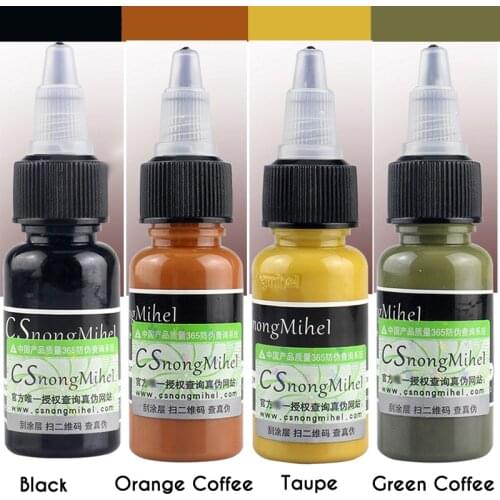 15ml Microblading Pigment Eyebrow Color Correcting Pigment Semi Permanent Makeup Tattoo Ink Embroidery Pigment Tattoo Supplies