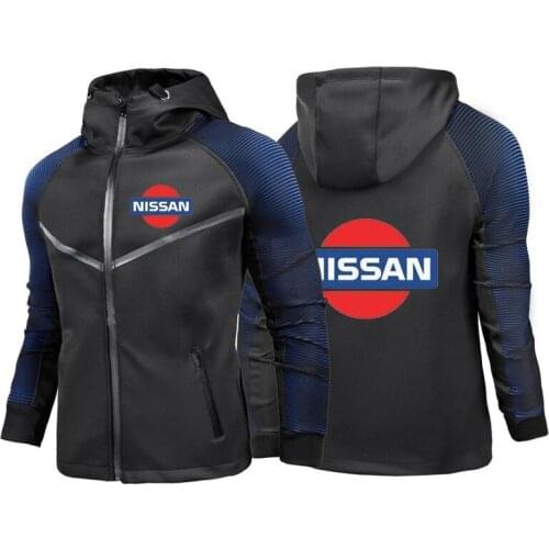 2021 NISSAN Zip Jackets Men Hoodies Print Sweatshirts Mans Cotton Hip Hop Customize Racing suits Coats MV