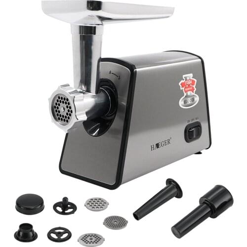 Meat Grinder Electric Sausage Stuffer Maker Meat Mincer Machine Food Grinder with Accessories Sausage Tube for Home Kitchen