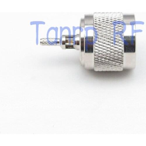 N male plug RF connector adapter crimp for RG174 RG179 RG316 RG188 Cable Free shipping! wholesale