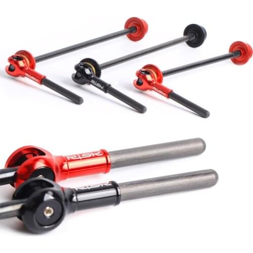 Mountain Bike Titanium Alloy Quick Release Road Wheel Set Hub Rod Carbon Fiber Titanium Shaft Quick Release Rod Quick Release