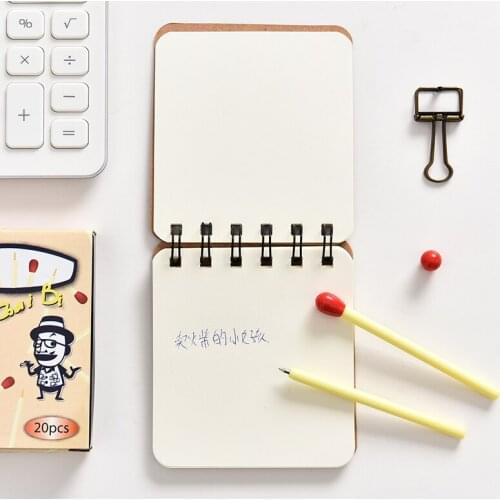 20pcs Mini Match Stick Ballpoint Pen Set Blue Color Ink Roller Ball Pens Writing Novelty Stationery Gift Office School A6255
