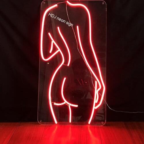 Decorative Wedding Lightning Neon Sign Woman body Home Decoration Living Room