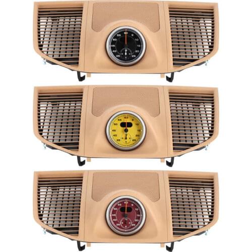 Dash Clock Instrument Panel Upper Cover Chrono Stop Watch Fit for Porsche MACAN 2014 2015 2016 ABS+Iron Auto Accessories