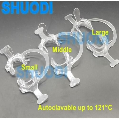 Transparent Dental Orthodontic C Type Intraoral Lip Cheek RetractorMouth Opener Dentist Ortho Matrial Autoclavable