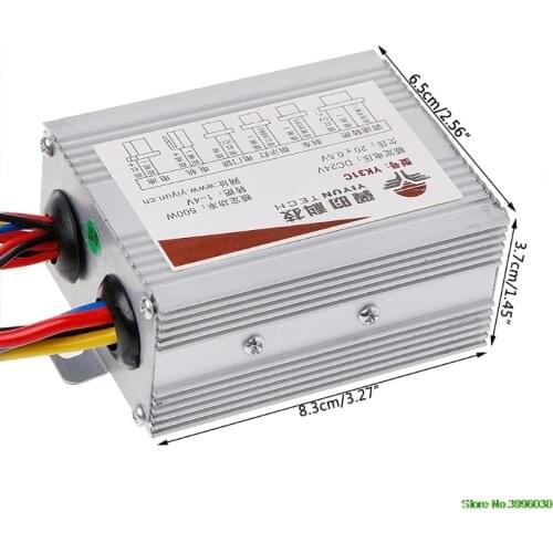 DC 24V 500W Motor Speed Brush Controller 30A For Electric Bicycle Bike Scooter