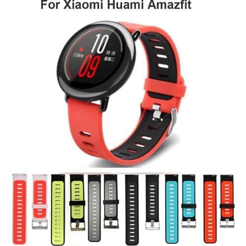 Watch Band For Amazfit GTR 47mm Smart Watch Bracelet Wrist Strap For Xiaomi Huami Amazfit Pace/Stratos/2/3/GTR2/GTR 2e Correa
