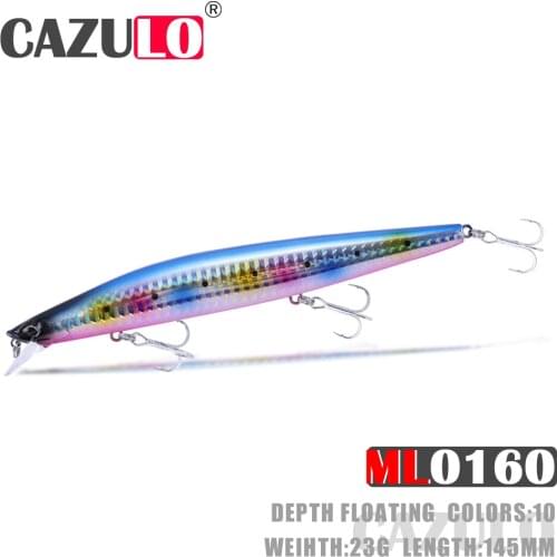 Minnow Fishing Accessories Lures Weights 23g 14.5cm Floating Artificial Baits Pesca Topwater Articulos Wobblers Blackfish Leurre