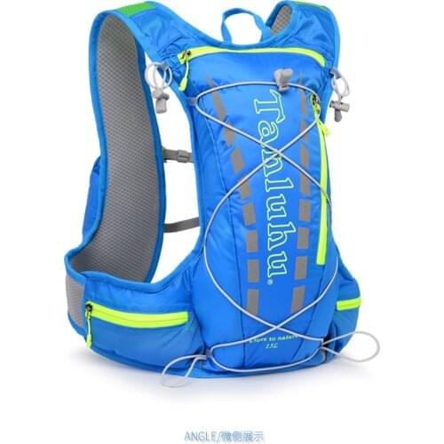 TANLUHU 15L Cycling Running Backpack Male Female Ultra Light Breathable Cycling Cross Country Marathon Water Bag Backpack 450g