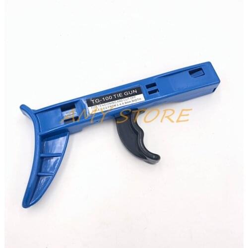 TG-100 Cable Tie Fastening Gun Manual Plastic for Nylon Cable Tie Wrap Width: 2.4-4.8mm Zip Tensioning Tool