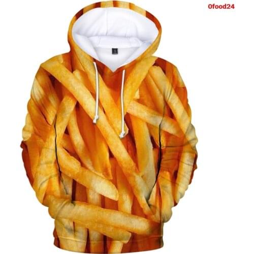 New 3D Food Hoodies Women/Men Oversized Hoodie Nutella Food Print Sweatshirts Harajuku Autumn Pullover Tops Casual Brand Clothes