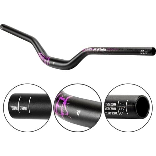 PASS QUEST 750mm Bicycle Handlebar MTB Handlebar Aluminum Alloy Handlebar BMX AM DH Mountain Bike Parts 31.8MM