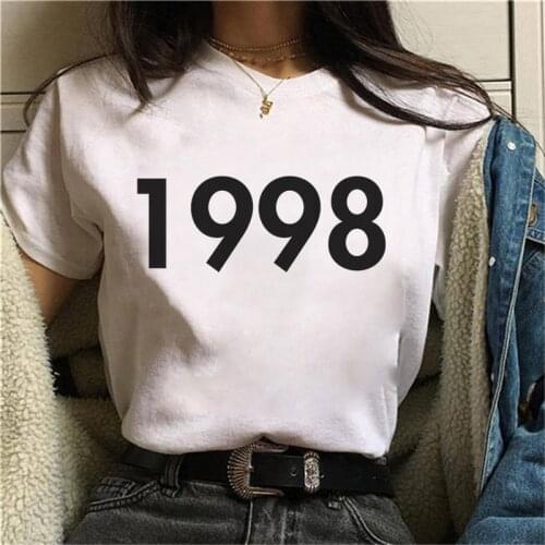 2020 New Summer year Printed Women T-shirt Harajuku Short-Sleeved O-Neck Tee Shirt Girl Tee Top Fashion Tshirt Female Clothing