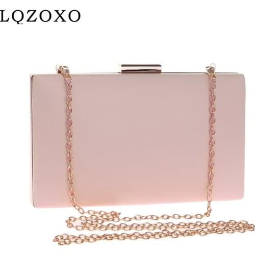 Women PU Fashion Clutch Mixed Color Leather Metal Ladies Evening Bags Party Wedding Bridal Handbags