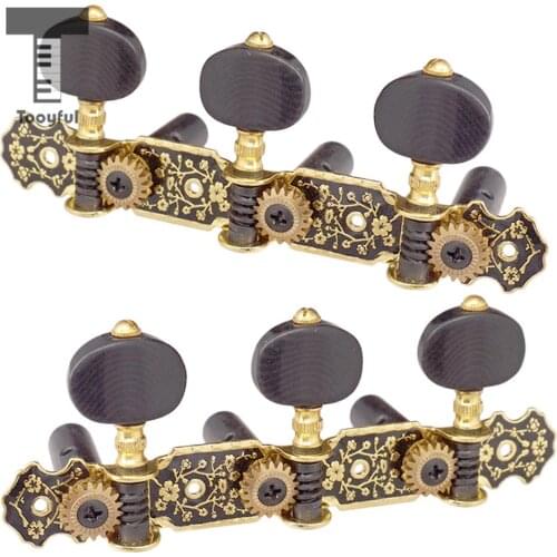 Tooyful 1 Pair Classical Guitar Tuning Pegs Machine Heads Tuners for Guitar Accessories