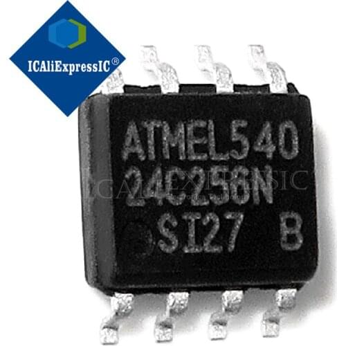 10PCS AT24C256N-SU27 AT24C256 SOP8 SOP AT24C256N-1 new original In Stock