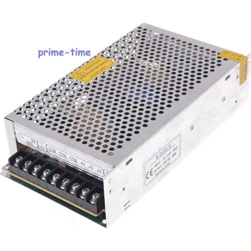 5V 40A 200W Transformer Regulated CCTV Switching Adapter Power Supply LED Strip Light AC 110/220V
