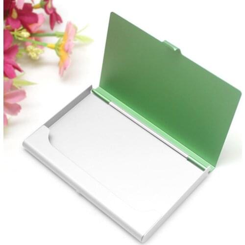 70% Hot Sale Aluminium Alloy Portable Credit Business ID Card Holder Wallet Boxs Case Cover