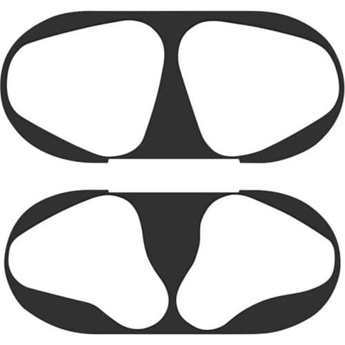 For Apple Airpods Wireless Headset Metal Plating Dust Protection Stickers Headset Charging Compartment Cover Patch