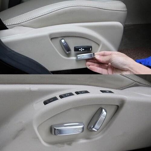 For Volvo XC60 XC70 V40 V60 S40 S60 C30 C70 Auto Car Seat Adjust Button Knob Switch Cover Cap Trim Car-styling Sticker