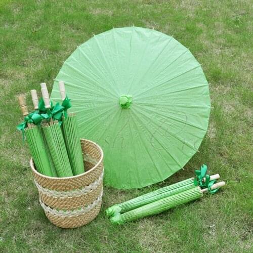 [ Fly Eagle ]30PCS JAPANESE L 57cm WHITE PARASOL UMBRELLA CHINESE FANCY WEDDING WOMEN PARTY FREE SHIPPING