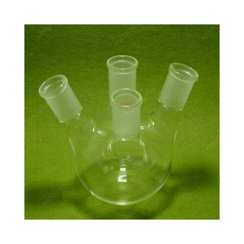 Flat Bottom Flask,500ML,4 Neck,24/40,Three Neck,lab Flask 24/40