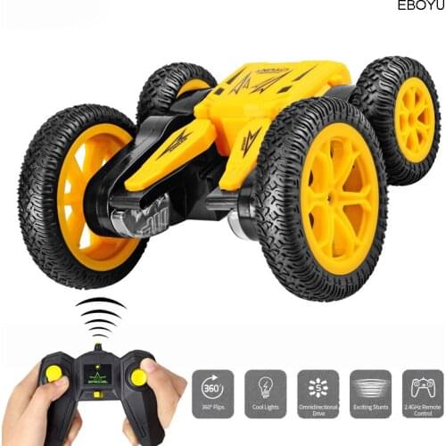 JJRC Q71 4WD RC Stunt Car 2.4Ghz Remote Control Race Car Double Sided Drive Rolling Rotating RC Car RTR