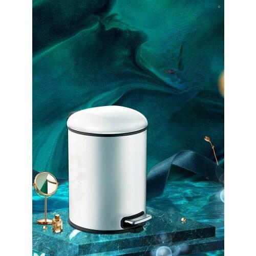 Creativity Modern Kitchen Trash Can Home Nordic Trash Can Bedroom Living Room Luxury Poubelle De Cuisine Kitchen Storage BC50LJT