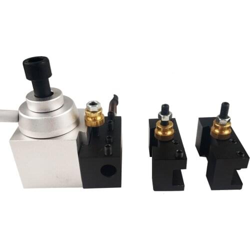 A Set Of Tool Multi-Function Knife Holder Tool Mini US Aluminum Quick Change Tool Holder Lathe Equipment Tools