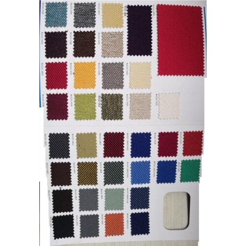 Any colors Fabric color samples with freight
