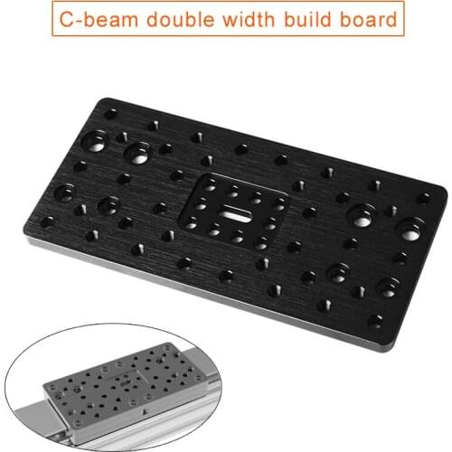Aluminum Alloy Gantry Plate Double Wide for C-beam 3D Printer CNC Machine GDeals