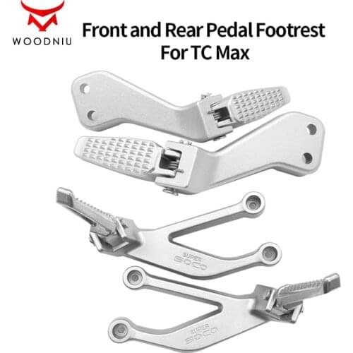 For Super Soco TC MAX Motorcycle Accessories Pegs Original Parts Foot Rests Front or Rear Pedal Footrest