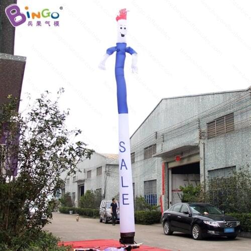 Personalized 8 meters height inflatable air dancer wave man / inflatable sky dancer / inflated air tube dancer for advertising