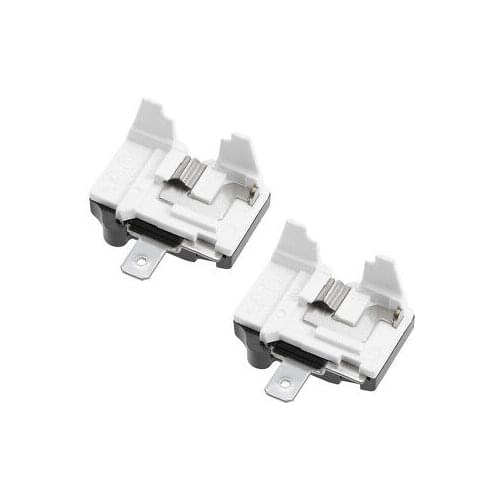 2 Pcs Refrigerator Thermal Overload Protector 1/2HP 375W Freezer Compressor Part