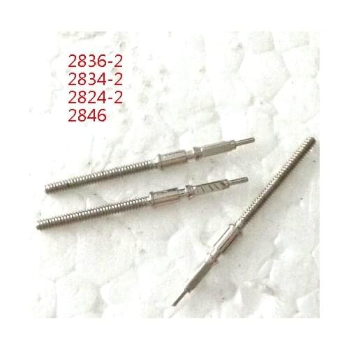 Free Shipping 10pcs Watch Movement Part Winding Stem for 2836-2/2834-2/2824-2/2846 Watch Stem
