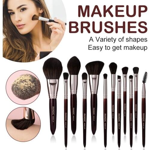 12Pcs Makeup Brushes Tool Set Cosmetic Powder Eye Shadow Foundation Blush Blending Beauty Make Up Brush Maquiagem Dropshipping