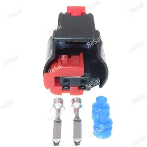 2 Pin 1-1438608-5 0.6 Series Automotive Electrical Wire Cable Connector Female Socket Auto Waterproof Adapter