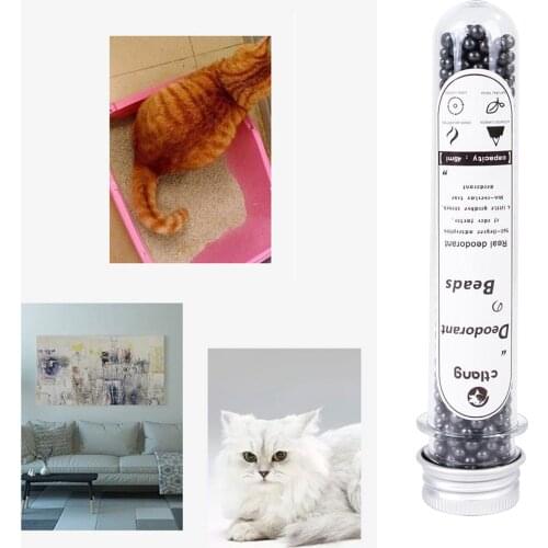 45ML Pets Cats Litter Deodorizing Beads Deodorant Freshing Cat Excrement