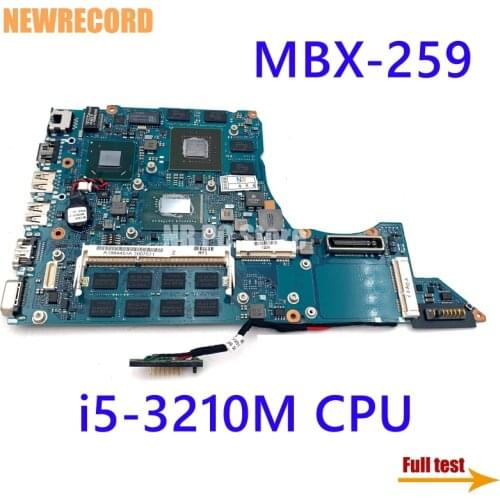A1884451A For Sony Vaio SVS13 SVS13A1C5E V120 MBX-259 1P-0123700-A011 laptop Motherboard i5-3210M CPU DDR3 Main Board full test